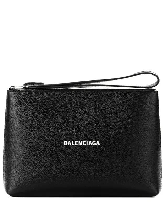 Logo Strap Cash Clutch Bag Black - BALENCIAGA - BALAAN 1