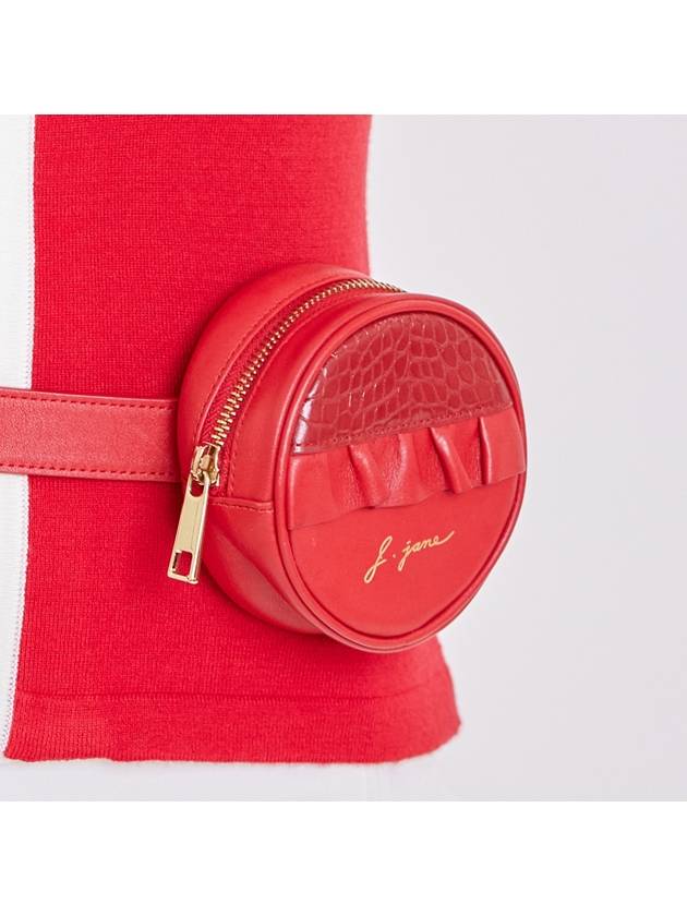 Golf Wear Tambourine Ball Bag Red - J JANE - BALAAN 1