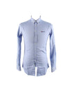 Soft Oxford Long Sleeve Shirt Light Blue - DSQUARED2 - BALAAN 1