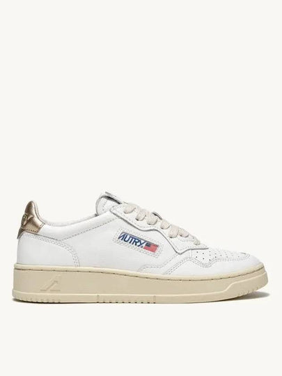 Medalist Low Top Sneakers Beige White - AUTRY - BALAAN 2