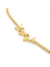 Opyum Heart Chain Bracelet Gold - SAINT LAURENT - BALAAN 5