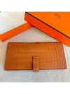 Bean Crocker Wani Long Wallet Matte Gold Plated - HERMES - BALAAN 3