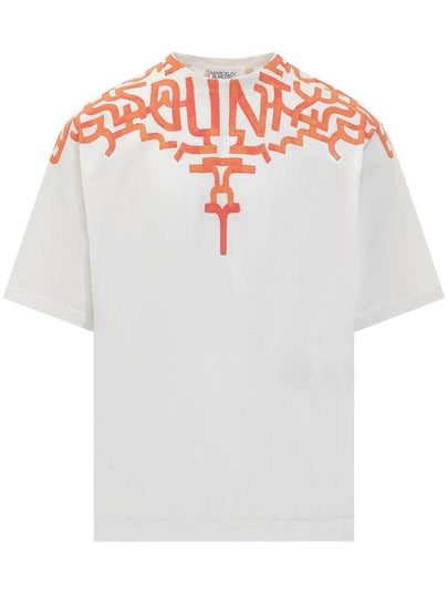 Graffiti Wings Print T-Shirt CMAA054S24JER0010120 - MARCELO BURLON - BALAAN 2