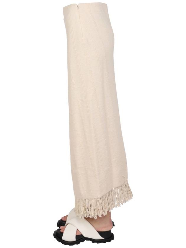 Wallet Wrap Up Long H Line Skirt Beige - JIL SANDER - BALAAN 4