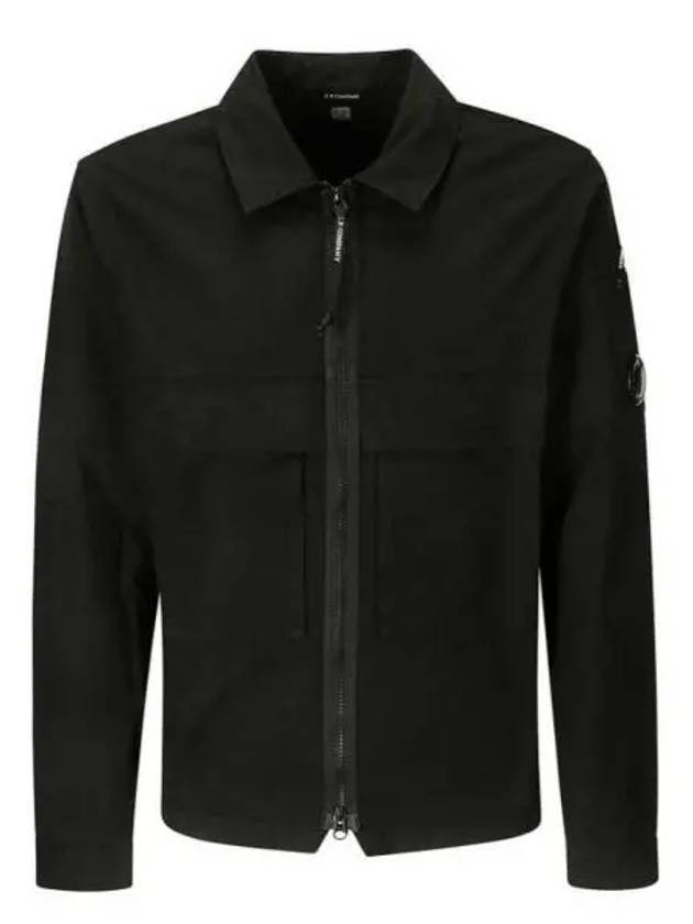 CP Company Organic Gabardine Overshirt 17CMOS125A 110143G 999 - CP COMPANY - BALAAN 1