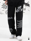 Street Wide Track Pants Black - ELIMENO - BALAAN 3