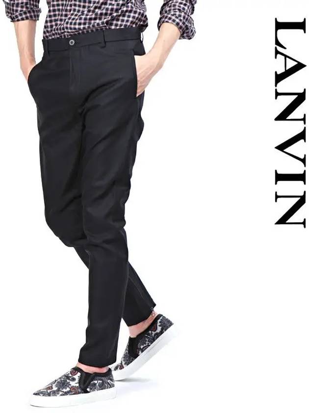 Zipper Biker Slacks Black - LANVIN - BALAAN 2