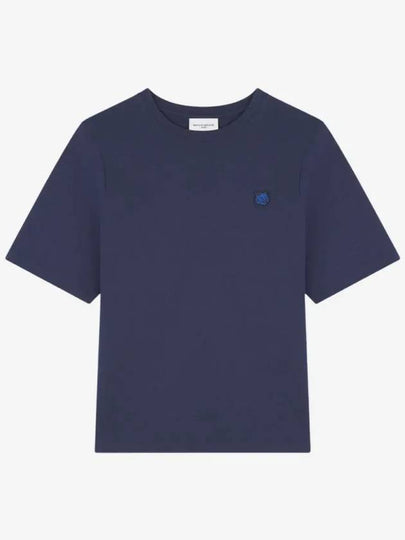 Bold Fox Head Patch Short Sleeve T-shirt Ink Blue - MAISON KITSUNE - BALAAN 2