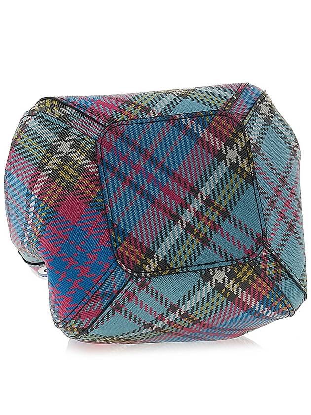 Chrissy Chain Tartan Small Bucket Bag - VIVIENNE WESTWOOD - BALAAN 6