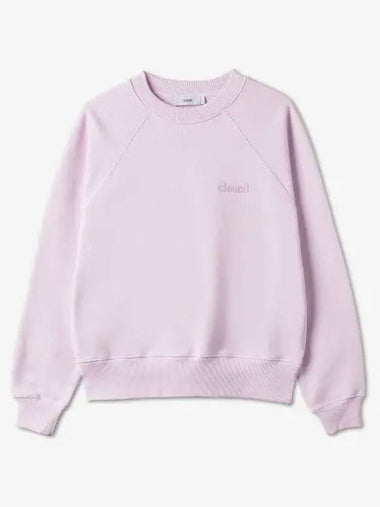 Logo Basic Sweatshirt Pink C8525747N20892 - CLOSED - BALAAN 1