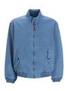 Stand Up Collar Bomber Jacket Vessel Blue - POLO RALPH LAUREN - BALAAN 2