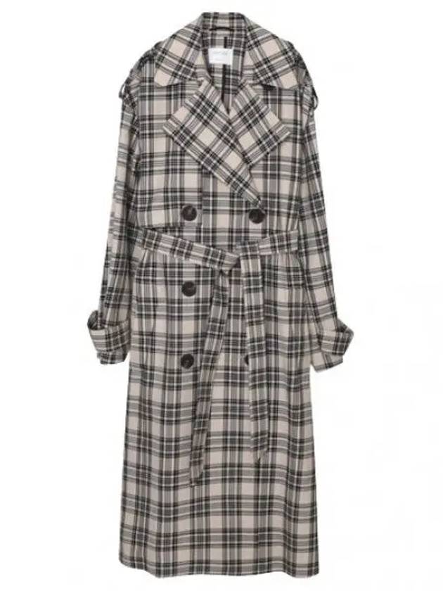 Double breasted wool trench coat women - MAX MARA - BALAAN 1