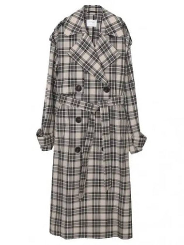 Double breasted wool trench coat - MAX MARA - BALAAN 1