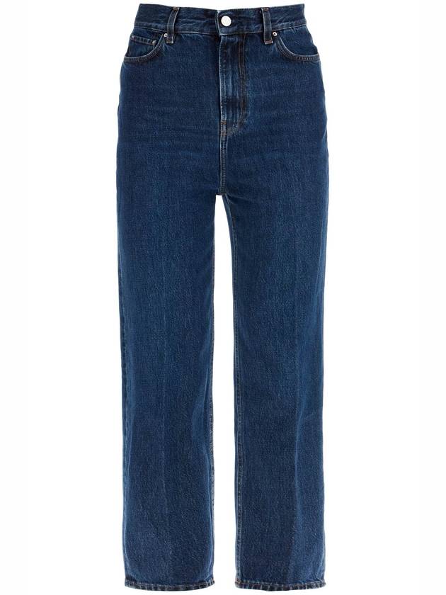 Organic Tapered Jeans Dark Blue - TOTEME - BALAAN 2