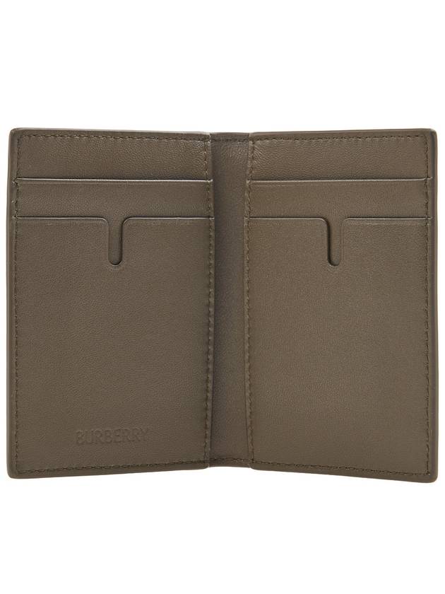 Check Pattern Two-Fold Card Wallet Beige - BURBERRY - BALAAN 11