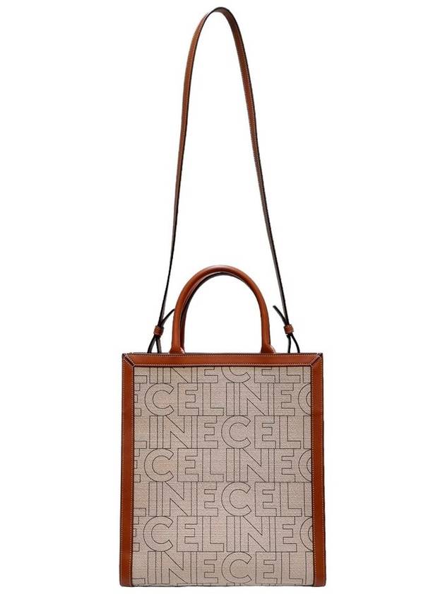 Women s Celine 192082ERN 02NT All Over Print Small Vertical Cabas Tote Bag Strap - CELINE - BALAAN 5