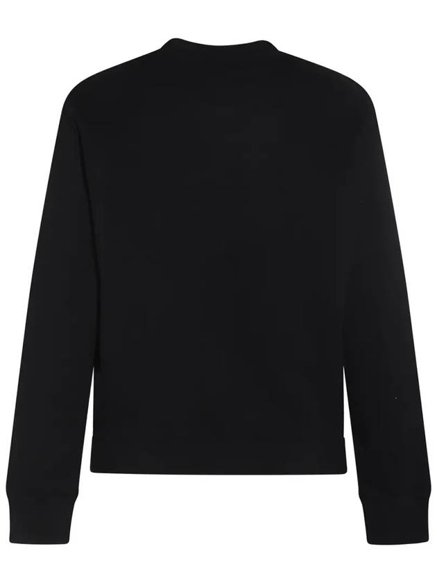 Fox Cotton Sweatshirt Black - MAISON KITSUNE - BALAAN 3