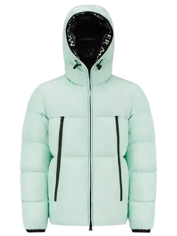 Men's Moncla Montcla Down Short Padding Mint Green - MONCLER - BALAAN 1