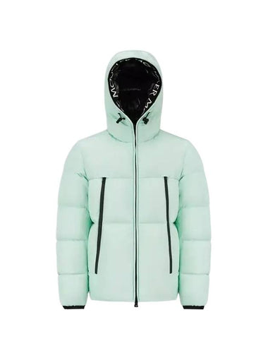 Men's Montcla Down Short Padding Mint Green - MONCLER - BALAAN 1