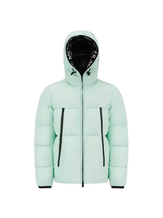 Men's Moncla Montcla Down Short Padding Mint Green - MONCLER - BALAAN 1