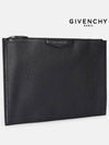 Antigona Large Leather Clutch Bag Black - GIVENCHY - BALAAN 5