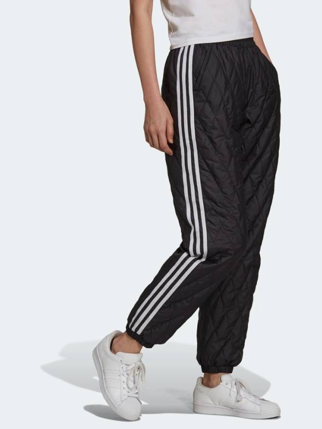 Women's Classic Quilted Track Pants Black - ADIDAS - BALAAN 4