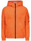 Men's Wappen Patch Naslan Watro Hooded Jacket Orange - STONE ISLAND - BALAAN 2