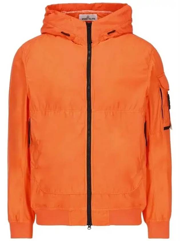 Men's Wappen Patch Naslan Watro Hooded Jacket Orange - STONE ISLAND - BALAAN 2