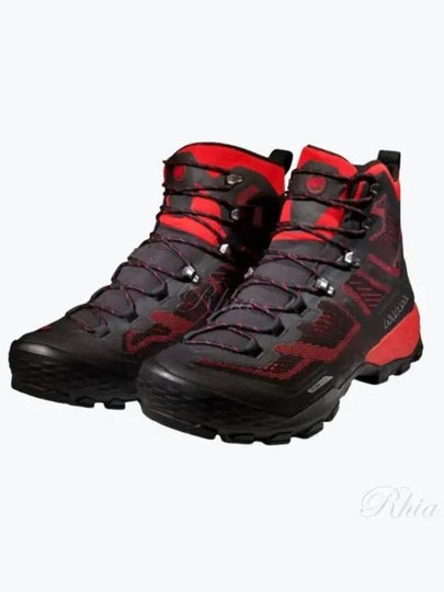 Ducan High Cut Gore-Tex High Top Sneakers Red Black - MAMMUT - BALAAN 2