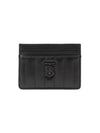 Quilted Leather Lola Card Wallet Black - BURBERRY - BALAAN 3