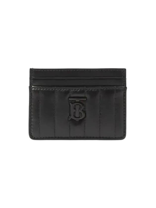 Quilted Leather Lola Card Wallet Black - BURBERRY - BALAAN 3