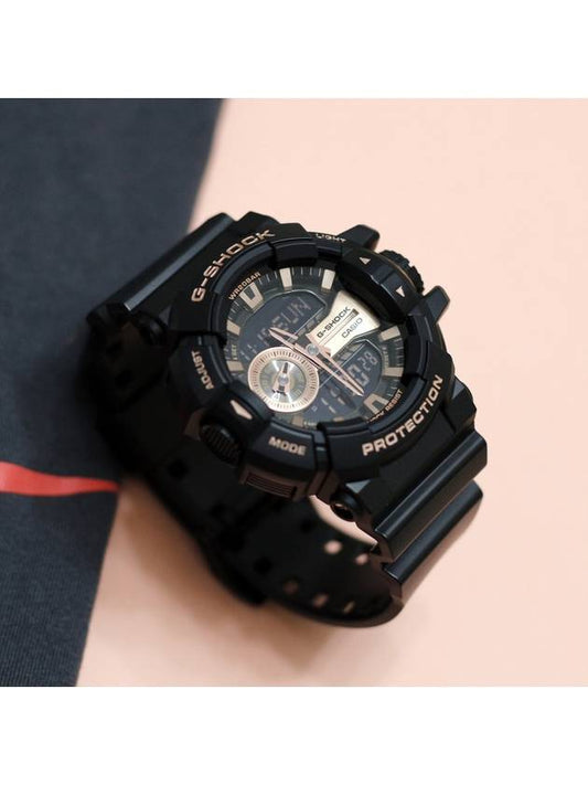 Big Face Rose Gold Rotating Switch Analog Electronic Watch - G-SHOCK - BALAAN 1