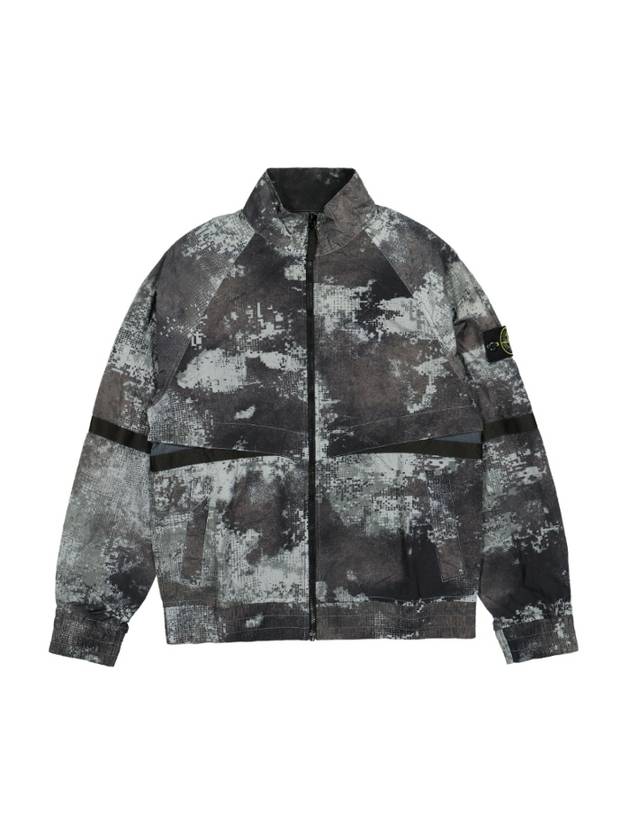 Dissolving Grid Camo Zip-up Jacket Grey - STONE ISLAND - BALAAN 2