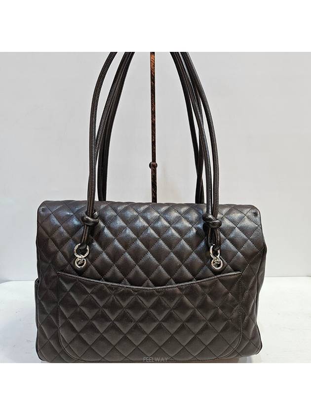 Cambon brown shoulder bag - CHANEL - BALAAN 5