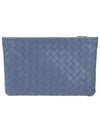 Intrecciato Medium Clutch Bag Thunder - BOTTEGA VENETA - BALAAN 4