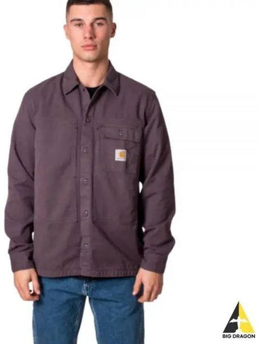 Women s Oversized Long Sleeve Shirt Purple I0307650W7 - CARHARTT - BALAAN 1