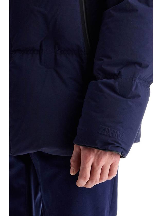 short down jacket with hood - ERMENEGILDO ZEGNA - BALAAN 4