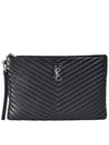 Women s Matelasse Clutch L - SAINT LAURENT - BALAAN 1