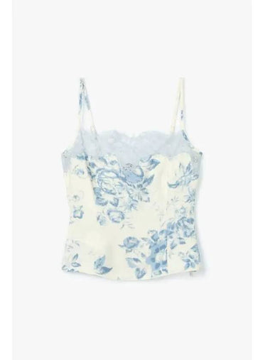 Flower Print Camisole Top Willah Ivory - REFORMATION - BALAAN 1