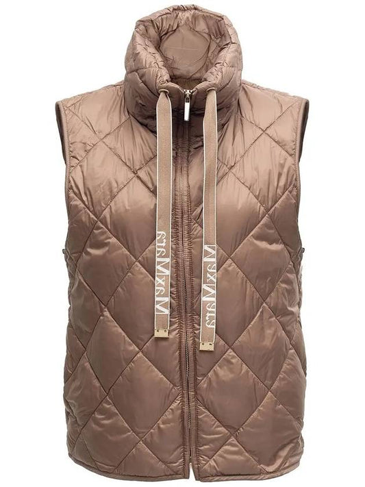 TREGIC padded vest camel TREGIC 085 - MAX MARA - BALAAN 2