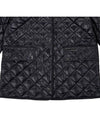 Diamond Quilted Reversible Hooded Jacket Brown Black - BURBERRY - BALAAN 10