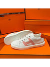 Women's Avantage Sneakers Calfskin Orange White - HERMES - BALAAN 7