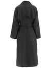 Oversized Trench Coat Black - GANNI - BALAAN 4