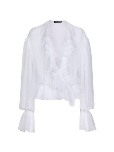 Blouse F79FGT FU1AT W0800 WHITE - DOLCE&GABBANA - BALAAN 1