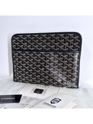 Juvence clutch bag GM size black - GOYARD - BALAAN 1