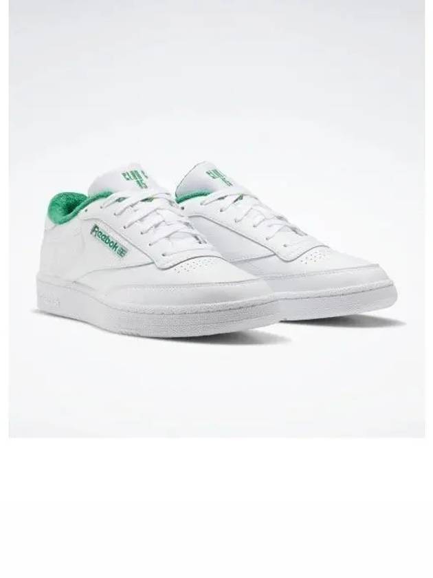 Club C 85 Low Top Sneakers White Glen Green - REEBOK - BALAAN 2