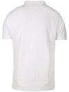 Pique Stretch Cotton Short Sleeve Polo Shirt White - STONE ISLAND - BALAAN 4