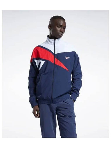 CL F FR Track Jacket Navy 100012453 - REEBOK - BALAAN 1