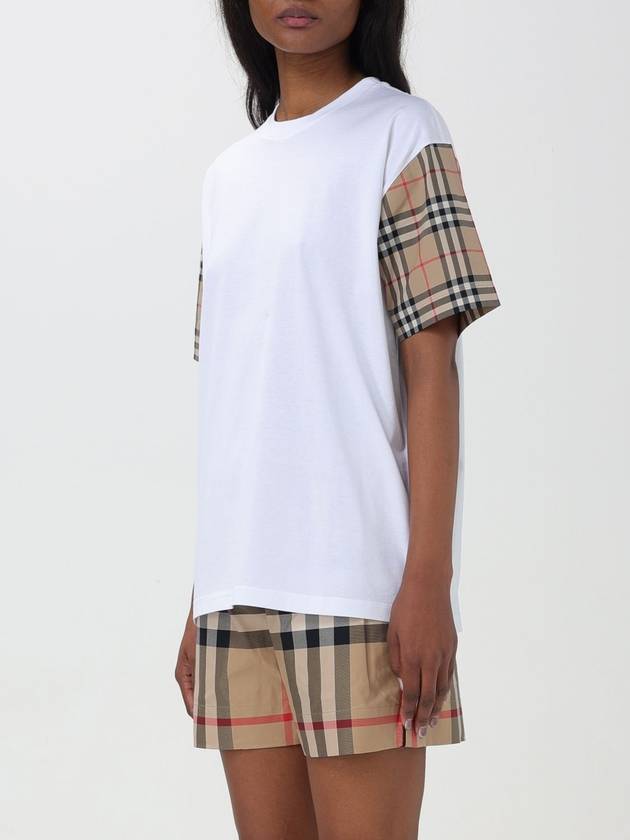 Vintage Check Sleeve Short Sleeve T-Shirt White - BURBERRY - BALAAN 5