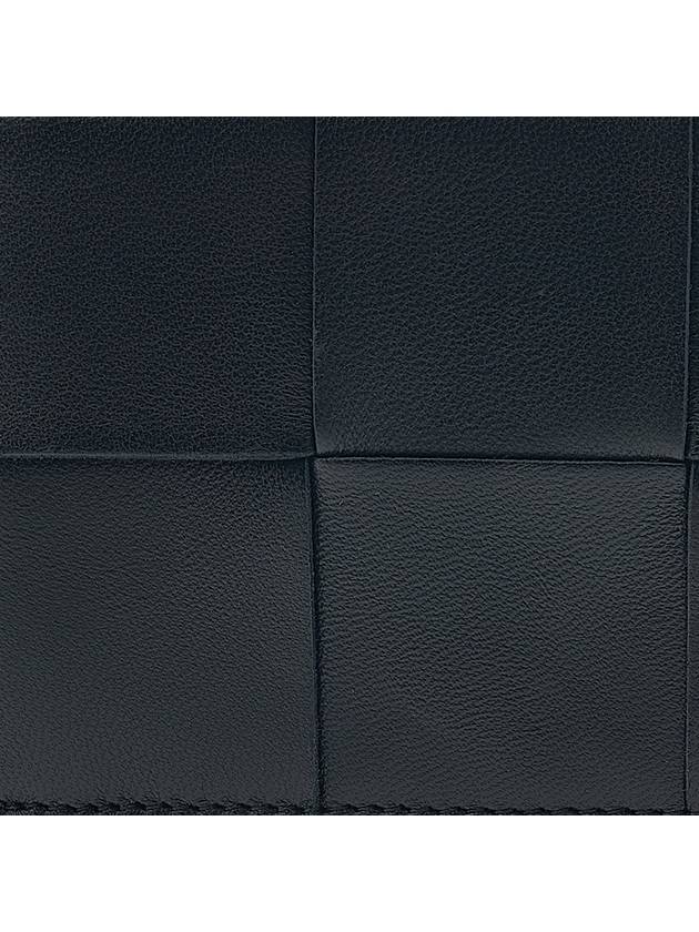 Intrecciato Leather Key Holder Black - BOTTEGA VENETA - BALAAN 7